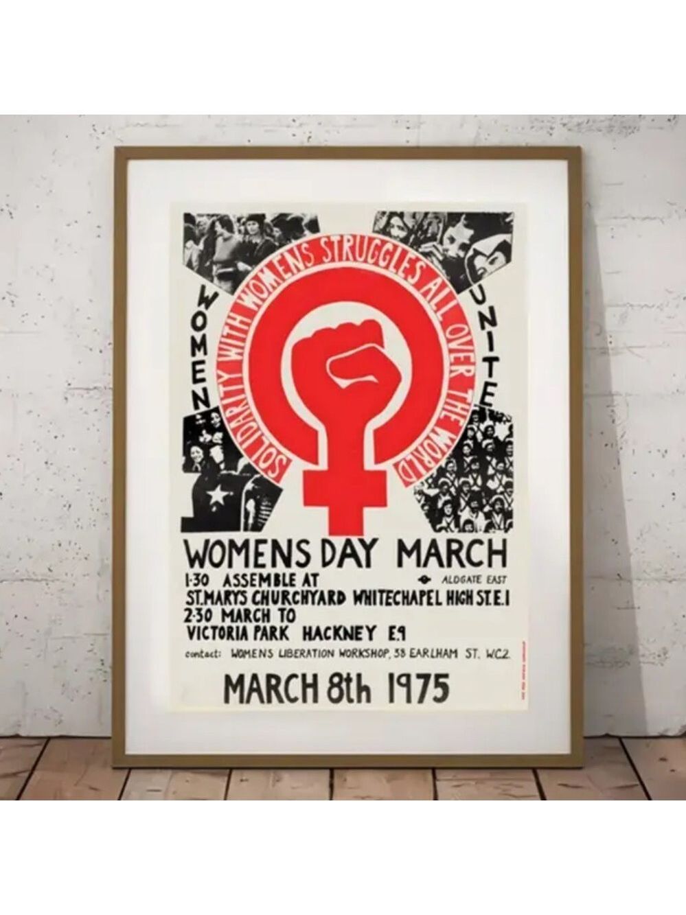 "Women Unite" Feminist Canvas Poster Print Wall Art